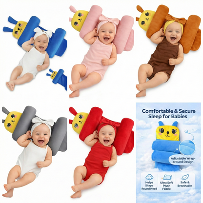 Baby Head Shaping Pillow With Safety Helmet