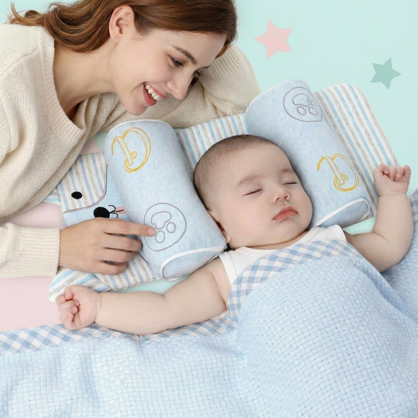 Baby Head Shaping Support Pillow