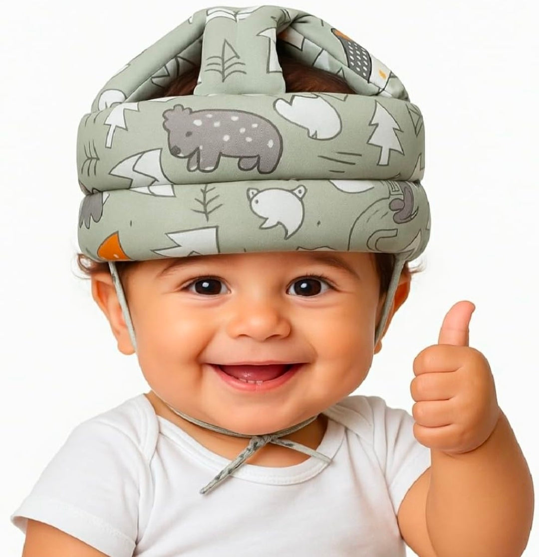Baby Head Shaping Pillow With Safety Helmet