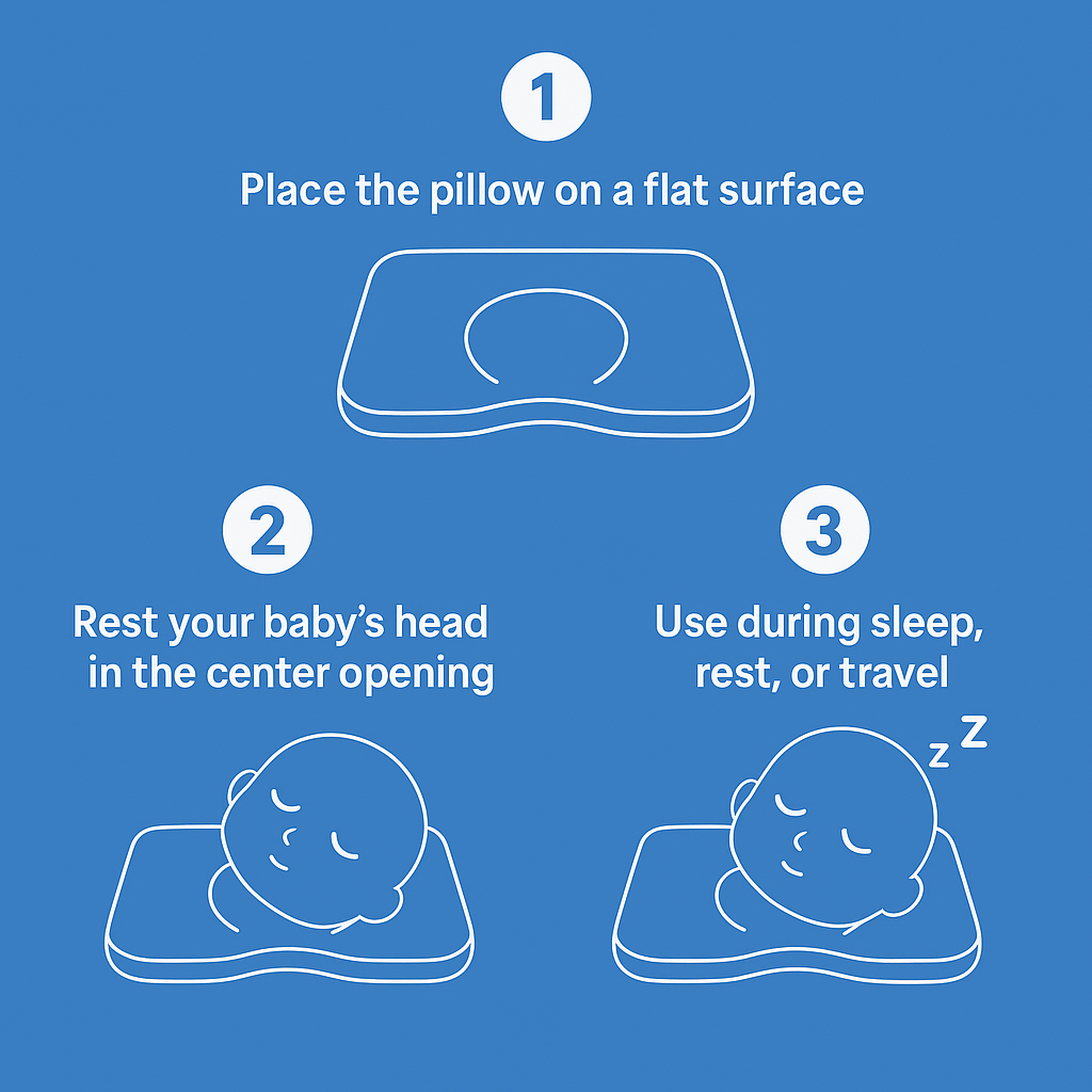 Baby Head Shaping Support Pillow